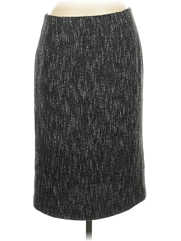 Pre-owned Talbots Formal Skirt In Gray