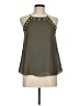 Charming Charlie 100% Polyester Green Sleeveless Blouse Size M - photo 1