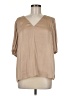 Current Air 100% Polyester Tan 3/4 Sleeve T-Shirt Size M - photo 1