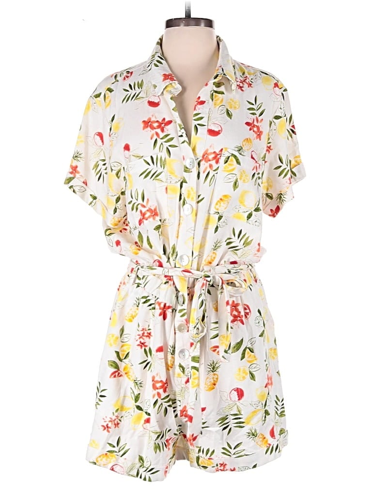 Pre-owned Velvet Heart Romper In Yellow