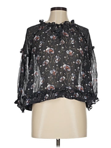 Ulla Johnson 3/4 Sleeve Silk Top (view 1)