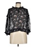 Ulla Johnson 100% Silk Black 3/4 Sleeve Silk Top Size 6 - photo 1