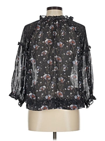 Ulla Johnson 3/4 Sleeve Silk Top (view 2)