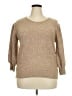 Karl Lagerfeld Paris Metallic Tan Pullover Sweater Size XXL (estimated) - photo 1