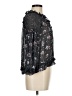 Ulla Johnson 100% Silk Black 3/4 Sleeve Silk Top Size 6 - photo 4