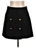 H&M Solid Black Casual Skirt Size 10 - photo 1