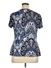 DressBarn Blue Short Sleeve Blouse Size XL - photo 2