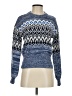 Ann Taylor LOFT Chevron-herringbone Blue Pullover Sweater Size XS - photo 1