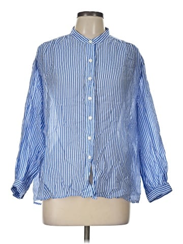 Gap 3/4 Sleeve Button-Down Shirt (view 1)