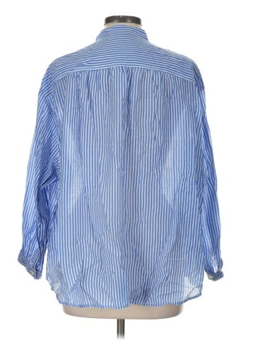 Gap 3/4 Sleeve Button-Down Shirt (view 2)