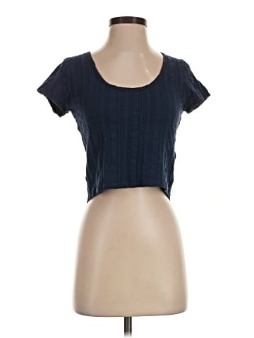 Madewell Pointelle Scoopneck Crop Tee (view 1)