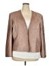 Patra Metallic Brown Blazer Size 22 - photo 1