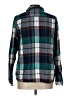 Natural Reflections Plaid Teal Long Sleeve Button-Down Shirt Size L - photo 2