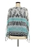 Sara Michelle 100% Polyester Paisley Teal Poncho Size 2X - photo 2