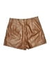 Kittenish Metallic Gold Brown Shorts Size L - photo 2