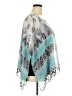 Sara Michelle 100% Polyester Paisley Teal Poncho Size 2X - photo 4