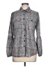New York Laundry 100% Polyester Tweed Gray Long Sleeve Blouse Size L - photo 1