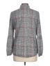New York Laundry 100% Polyester Tweed Gray Long Sleeve Blouse Size L - photo 2