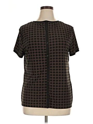 Anne Klein Short Sleeve Blouse (view 1)