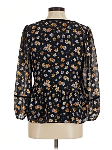 Madewell Velvet-Trimmed Square-Neck Top in Petal Party (view 2)