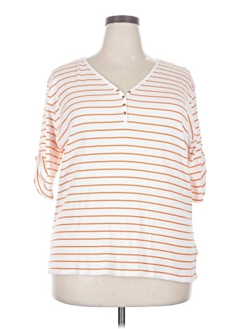 Lauren by Ralph Lauren 3/4 Sleeve Top (view 1)