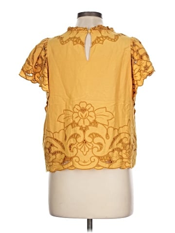 By Anthropologie Short Sleeve Blouse (view 2)