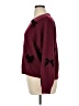 CeCe Hearts Bow Print Burgundy Pullover Sweater Size XL - photo 5