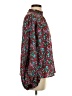 Sugarlips 100% Polyester Floral Teal Long Sleeve Blouse Size XS - photo 4