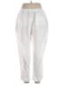 Caslon 100% Linen White Linen Pants Size XL - photo 2