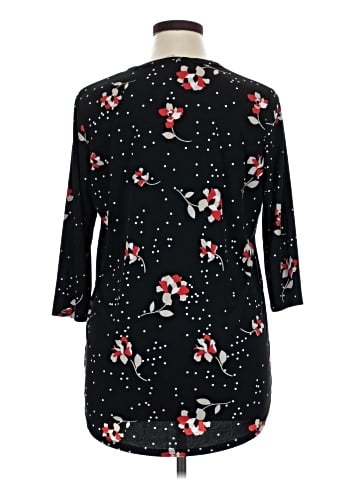 Woman Within 3/4 Sleeve Blouse (view 2)