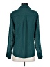 Express Polka Dots Teal Long Sleeve Blouse Size 35 - photo 2