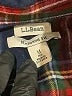 L.L.Bean 100% Cotton Plaid Blue Long Sleeve Button-Down Shirt Size M - photo 7