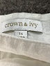 Crown & Ivy Ivory Skort Size 16 - photo 3