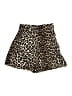 H&M 100% Viscose Animal Print Gold Shorts Size S - photo 2