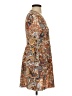 Unbranded 100% Polyester Paisley Brown Casual Dress Size S - photo 4