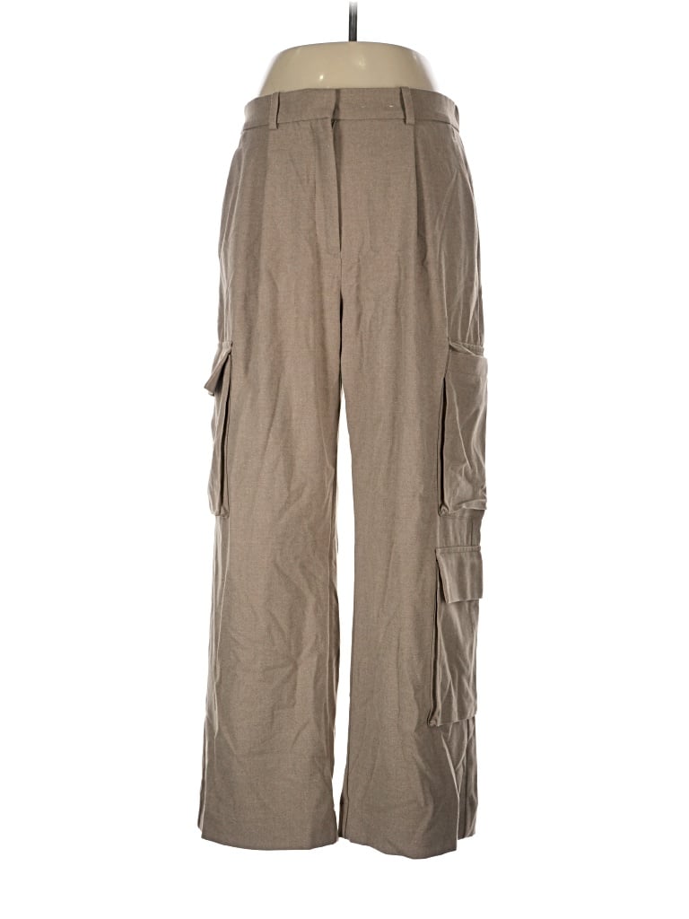 Pre-owned Abercrombie & Fitch Cargo Pants In Tan