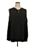 Torrid 100% Polyester Black Sleeveless Blouse Size 3X Plus (3) - photo 1