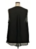 Torrid 100% Polyester Black Sleeveless Blouse Size 3X Plus (3) - photo 2