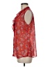 CAbi 100% Polyester Red Sleeveless Blouse Size M - photo 5