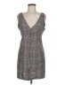 Shein 100% Polyester Tweed Gray Casual Dress Size 6 - photo 1