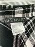 Venus 100% Rayon Plaid Black Long Sleeve Blouse Size S - photo 7