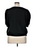 Notations Hearts Black Short Sleeve Top Size XL - photo 2
