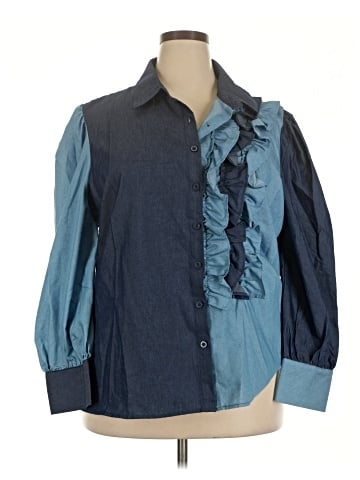 Ashley Stewart 3/4 Sleeve Blouse (view 1)