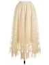 Assorted Brands 100% Polyester Ivory Formal Skirt One size - photo 1