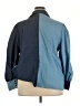Ashley Stewart Color Block Blue 3/4 Sleeve Blouse Size 20 Plus - photo 2