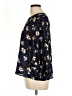 West Kei 100% Polyester Blue 3/4 Sleeve Blouse Size L (petite) - photo 5