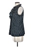 Alex Marie Polka Dots Blue Sleeveless Blouse Size S - photo 5