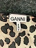 Ganni Animal Print Black Bodysuit Size Med (2) - photo 3