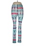 Maze Collection Print Teal Leggings Size L - photo 1