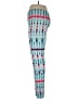 Maze Collection Print Teal Leggings Size L - photo 5